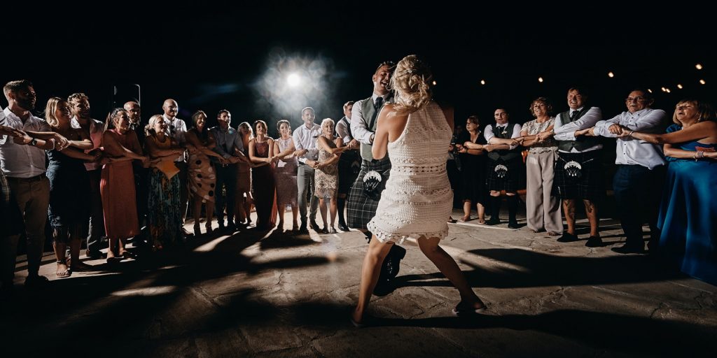 Amazing night-time wedding photographs