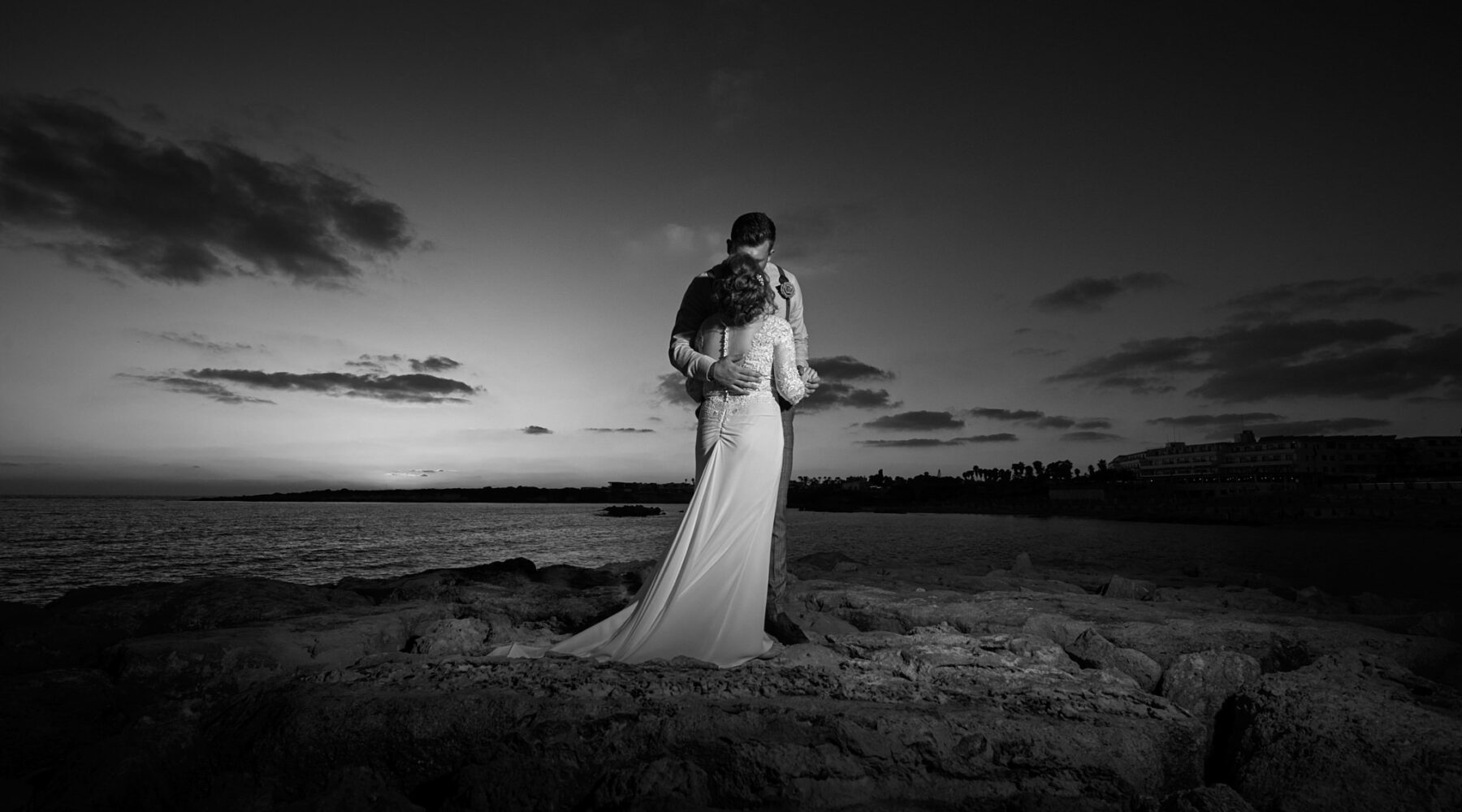 Laura and Ryan // Coral Beach Hotel // B&W // Photography + Videography