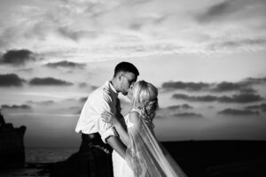 Amee and Jonny // Photography + Videography // Paphos Wedding Photographer // B&W